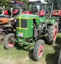 =Deutz Knubbel steht auf dem Ausstellungsgelände in Gudensberg im Juni 2019