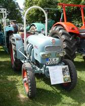 =Eicher Puma I, Bj. 1967, 30 PS, steht auf dem Ausstellungsgelände in Gudensberg im Juni 2019