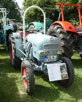 =Eicher Puma I, Bj. 1967, 30 PS, steht auf dem Ausstellungsgelände in Gudensberg im Juni 2019