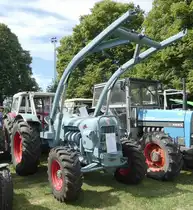 =Eicher Mammut steht auf dem Ausstellungsgelände in Gudensberg im Juni 2019