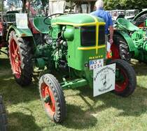 =Deutz F 1 L 514, Bj. 1952, 15 PS, steht auf dem Ausstellungsgelände in Gudensberg im Juni 2019