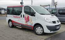 =Renault Trafic von MEDIANA steht im Dezember 2019 in Hünfeld