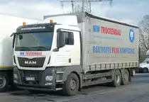 =MAN TGX von MW-Trockenbau rastet im November 2019 an der A 3