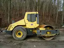 Bomag BW 213 D-3 Walze im Dezember 2019 in Bad Grund.  