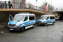 Bundespolizei Mercedes Benz Sprinter am 01.02.20 in Mainz Hbf 