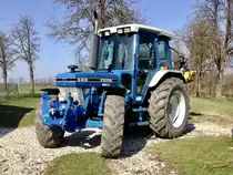 Ford 6410 nach dem Holzrücken in OOe, 31.03.2019