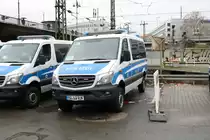 Bundespolizei Mercedes Benz Sprinter am 01.02.20 in Mainz Hbf 