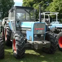 =Eicher 3656, Bj. 1981, 85 PS, steht bei der Oldtimerausstellung in Gudensberg im Juni 2019