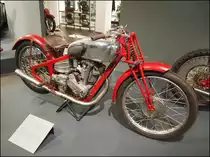 Rennmotorrad Jawa 350 OHV 1937, Sonderausstellung Jawa in Nationales Technisches Museum Prag am 8.1.2020