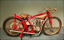 Rennmotorrad Jawa 350 OHV 1935, Sonderausstellung Jawa in Nationales Technisches Museum Prag am 8.1.2020