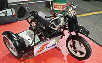 Auch die Großen haben einmal klein angefangen. Ein Cross Gespann. Foto: BMT (Berliner Motorrad Tage) Febr. 2020