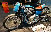 Custombike der Fa. W&B (Preußische Zweirad Manufaktur). Basis. Honda CMX 450 Rebel. Foto: BMT (Berliner Motorrad Tage) Febr. 2020