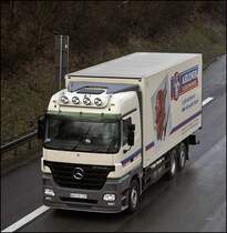 Actros 2544(?) der AHLENER Fleischhandel. (24.03.2009)