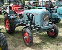 =Eicher Leopard steht bei der Oldtimerausstellung in Gudensberg im Juni 2019