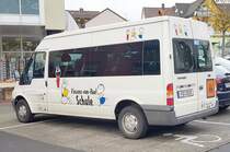 =Ford Transit der Vincenz-von-Paul-Schule, einer Schule für praktisch Bildbare, steht im November 2019 in Hünfeld.