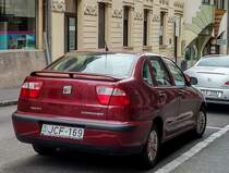 Seat Cordoba (Rückansicht). Foto: September 2019, Pécs, Ungarn.
