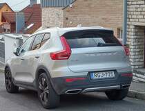 Volvo XC40. Foto: November 2019, Pécs, Ungarn.