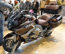 BMW 1600 GTL. 6-Zylinder-Reihenmotor mit 1649ccm. Foto: BMT (Berliner Motorrad Tage) Febr. 2020