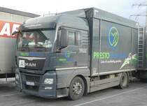 =MAN TGX 18.480 von PRESTO BIOMASSE rastet im November 2019 an der A 3