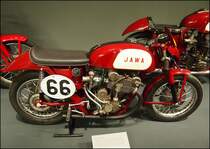 Rennmotorrad Jawa 250 DOHC 1953(František Šťastný), Sonderausstellung Jawa in Nationales Technisches Museum Prag am 8.1.2020