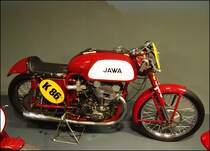 Rennmotorrad Jawa 500 DOHC 1951(František Šťastný), Sonderausstellung Jawa in Nationales Technisches Museum Prag am 8.1.2020