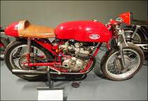 Rennmotorrad Jawa/CKB-S 360 (hergestellt in der UdSSR 1963), Sonderausstellung Jawa in Nationales Technisches Museum Prag am 8.1.2020