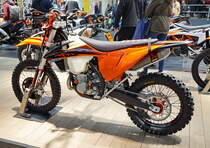 KTM 450 EXC-F. Einzylinder-Motor mit 449,9ccm. Foto: BMT (Berliner Motorrad Tage) Febr. 2020