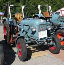 =Eicher Tiger, Bj. 1962, 28 PS, steht im Juni 2019 in Hilders