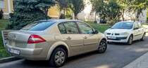 Renault Megane Limousine (Sedan), aufgenommen in September, 2019 in Pécs (HU).