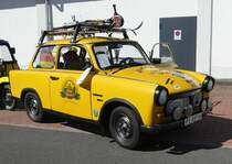 =Trabant 601 steht bei der Oldtimerveranstaltung der  Alten Zylinder  in Hilders, Juni 2019