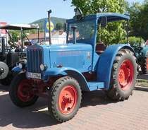 =Hanomag R 40 steht bei der Oldtimerveranstaltung der  Alten Zylinder  in Hilders, Juni 2019