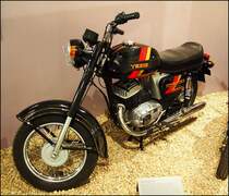 Jawa - Yezdi 250 model C, Zweitakt,1995, Sonderausstellung Jawa in Nationales Technisches Museum Prag am 8.1.2020
