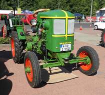=Deutz F1l 514/50, Bj. 1950, 15 PS, steht bei der Oldtimerveranstaltung der  Alten Zylinder  in Hilders, Juni 2019