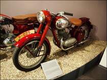 Jawa 250 typ 11,  1953, Sonderausstellung Jawa in Nationales Technisches Museum Prag am 8.1.2020