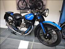 Praga 350, 346ccm, 12 HP,100km/st, Baujahre 1933, Nationales Technisches Museum Prag am 8.1.2020.