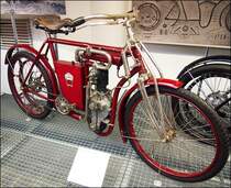 Slavia BZ, Baujahre 1905. 2.5HP, 60km/st. Nationales Technisches Museum Prag am 8.1.2020