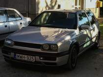 VW Golf III, gesehen in September 2019 in Ungarn (Pécs).