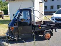 =Piaggio Ape steht im Juni 2019 in Hilders