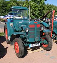 =Hanomag R 28 steht bei der Oldtimerveranstaltung der  Alten Zylinder  in Hilders, Juni 2019