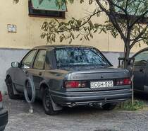 Ford Sierra, Rückansicht. Foto: September, 2019 in Pécs (Ungarn).