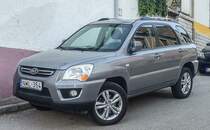 Kia Sportage. Foto: September, 2019 in Pécs (Ungarn).