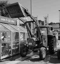 =John Deere 1120, Bj. 1974, 52 PS, gesehen bei der Oldtimerveranstaltung der  Alten Zylinder  in Hilders, Juni 2019