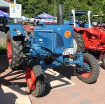 =Lanz, gesehen bei der Oldtimerveranstaltung der  Alten Zylinder  in Hilders, Juni 2019