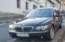 BMW 7, gesehen in September 2019, Pécs (Ungarn).