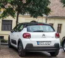 Citroen C3 Mk3, gesehen in September 2019, Pécs (Ungarn).