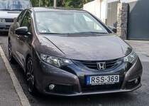 Honda Civic Mk9, gesehen in September 2019, Budapest.