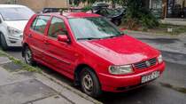 Volkswagen Polo Mk3, gesehen in September 2019, Budapest.