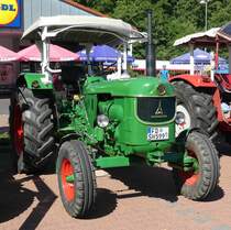 =Deutz 5505, Bj. 1965, 52 PS, gesehen bei der Oldtimerveranstaltung der  Alten Zylinder  in Hilders, Juni