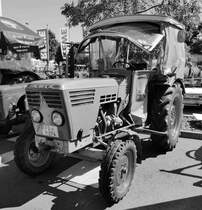 =Deutz 4006, Bj. 1973, 40 PS, gesehen bei der Oldtimerveranstaltung der  Alten Zylinder  in Hilders, Juni 2019