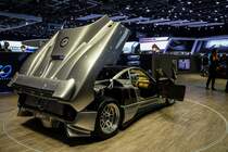 Rückansicht: Pagani Zonda (Autosalon genf 2019).